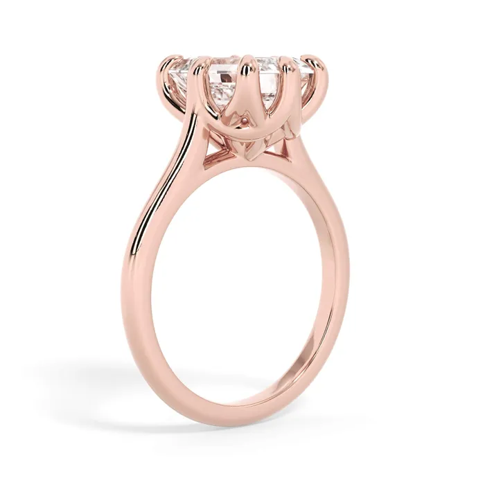 Rings deBebians 8 Prong Solitaire Engagement Ring Setting