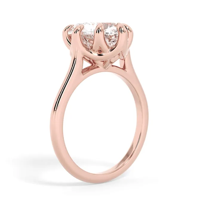 Rings deBebians 8 Prong Solitaire Engagement Ring Setting
