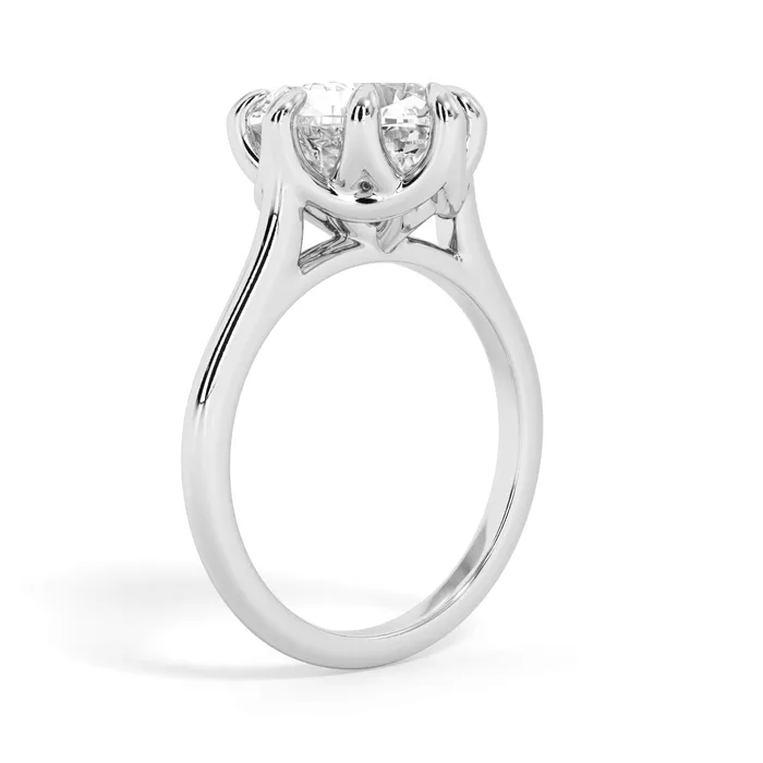 Rings deBebians 8 Prong Solitaire Engagement Ring Setting
