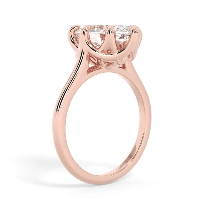 Rings deBebians 8 Prong Solitaire Engagement Ring Setting