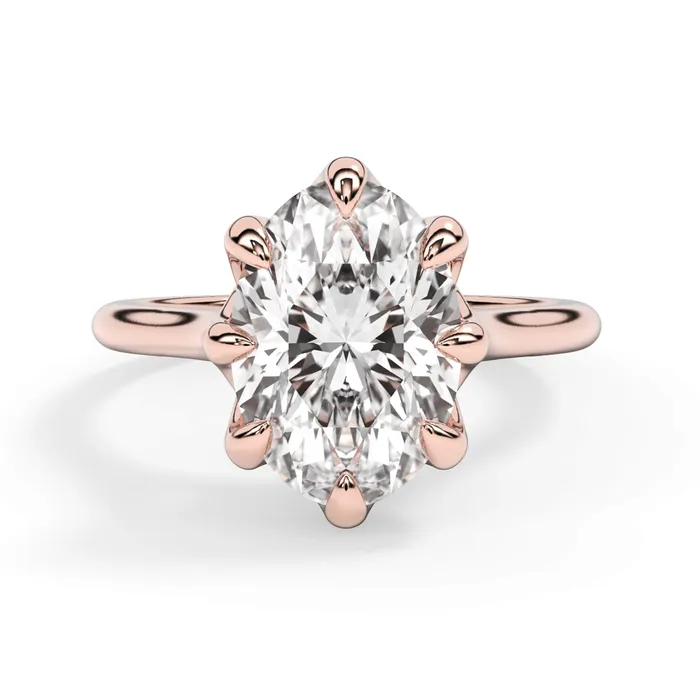 Rings deBebians 8 Prong Solitaire Engagement Ring Setting