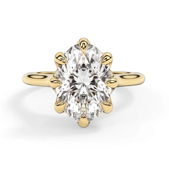 Rings deBebians 8 Prong Solitaire Engagement Ring Setting