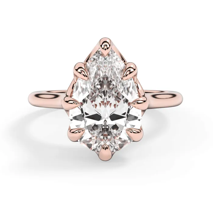 Rings deBebians 8 Prong Solitaire Engagement Ring Setting