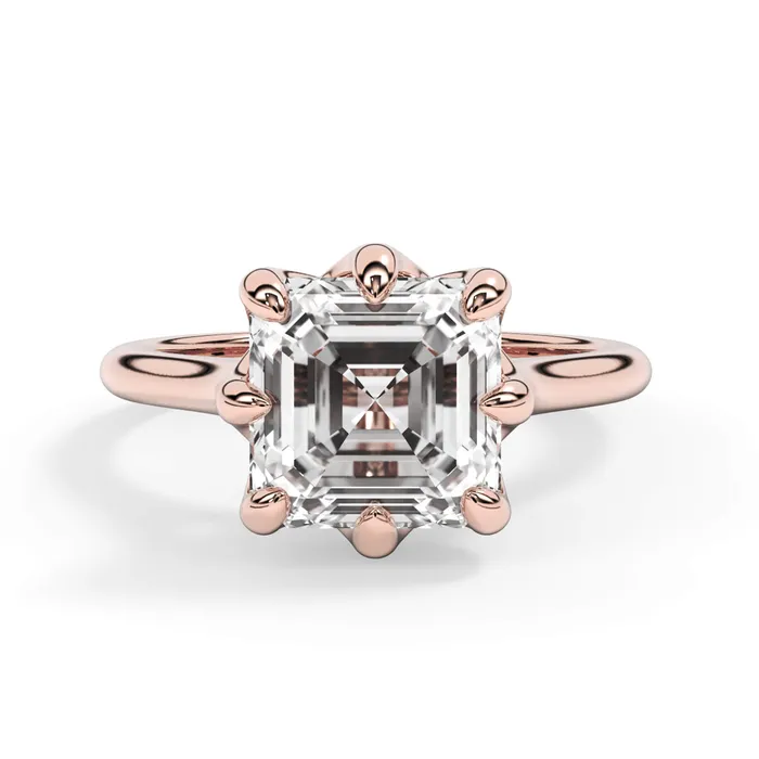 Rings deBebians 8 Prong Solitaire Engagement Ring Setting