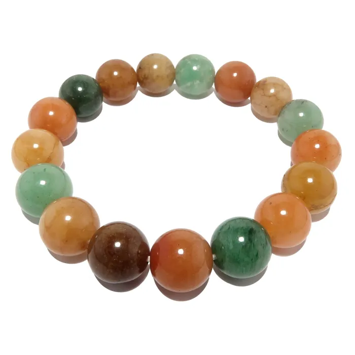 Satin Crystals Bracelets Aventurine Bracelet Happy Colors of Abundance