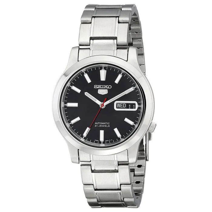 Seiko SNK795 Mens Seiko 5 Automatic Steel Bracelet Black Dial Watch Seiko Bracelets Seiko SNK795 Mens Seiko 5 Automatic Steel Bracelet Black Dial Watch Seiko Bracelets