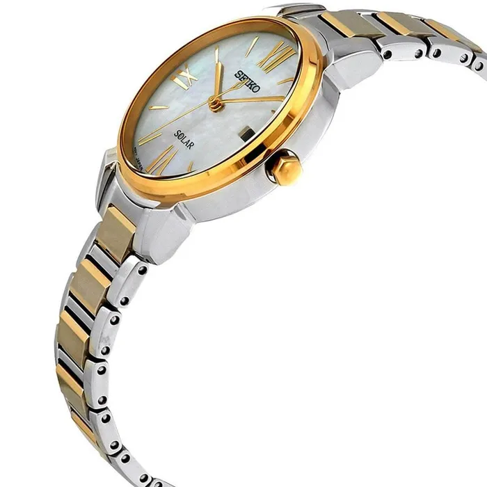 Seiko Womens Watch Solar Mother of Pearl Dial Stainless Steel Bracelet SUT324P1 SEIKO Bracelets Seiko Womens Watch Solar Mother of Pearl Dial Stainless Steel Bracelet SUT324P1 SEIKO Bracelets