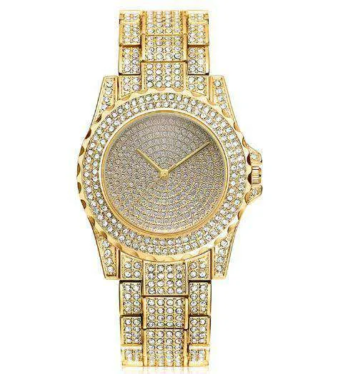 VVS Jewelry Bracelets Bling Geometric Bracelet Watch Set