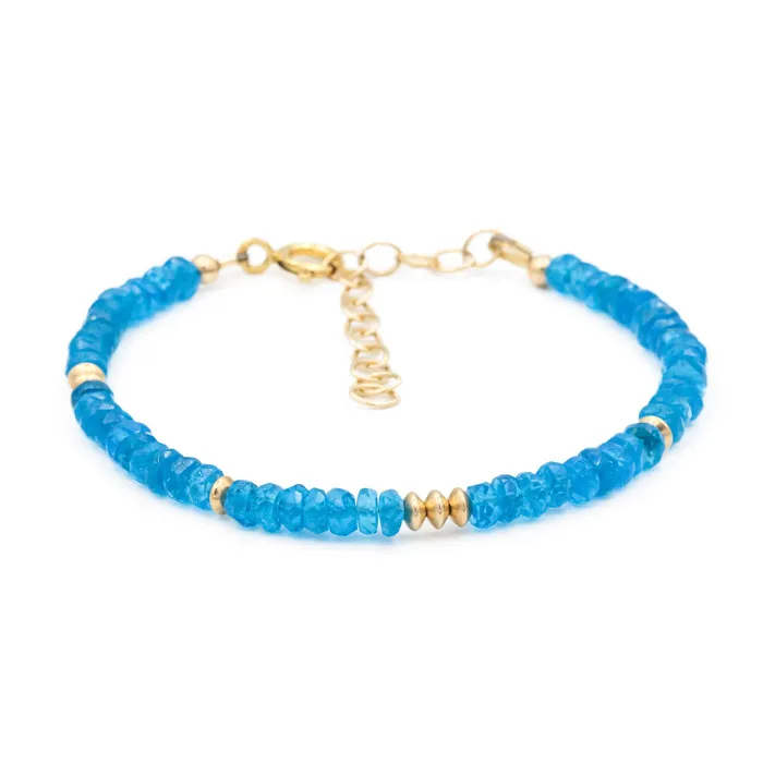 Zambia Apatite bracelet Earthly Abundance Jewelry Bracelets