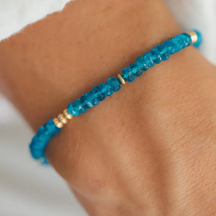 Zambia Apatite bracelet Earthly Abundance Jewelry Bracelets