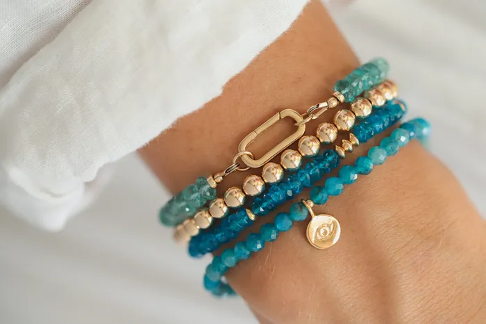 Zambia Apatite bracelet Earthly Abundance Jewelry Bracelets