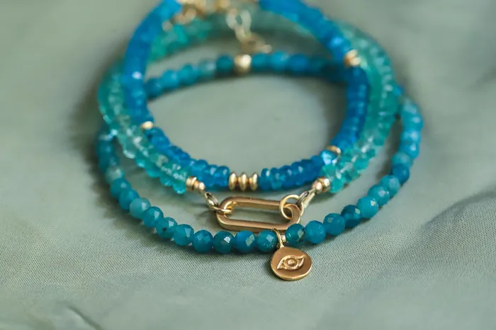 Zambia Apatite bracelet Earthly Abundance Jewelry Bracelets