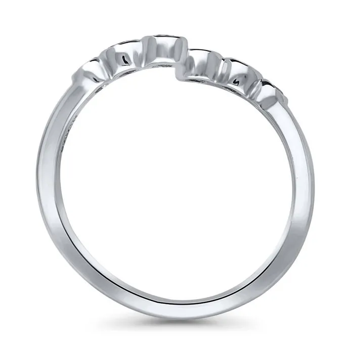 BERRICLE Rings Bubble Wrap CZ Ring in Sterling Silver