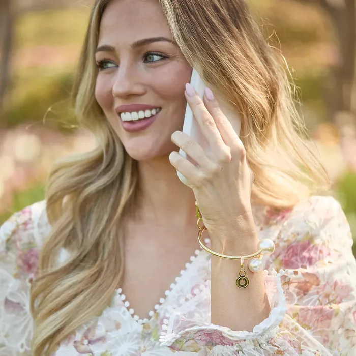 Big O Bracelet Gold Rush with Pearls by OVenture OVenture Bracelets