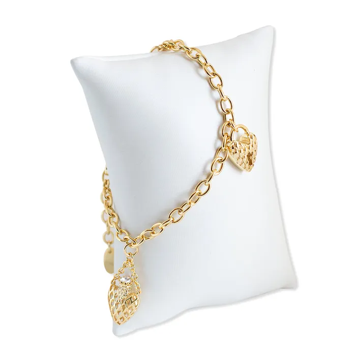 Bracelets Just Cavalli Just Cavalli Ip GoldBracelet With Heart Logo