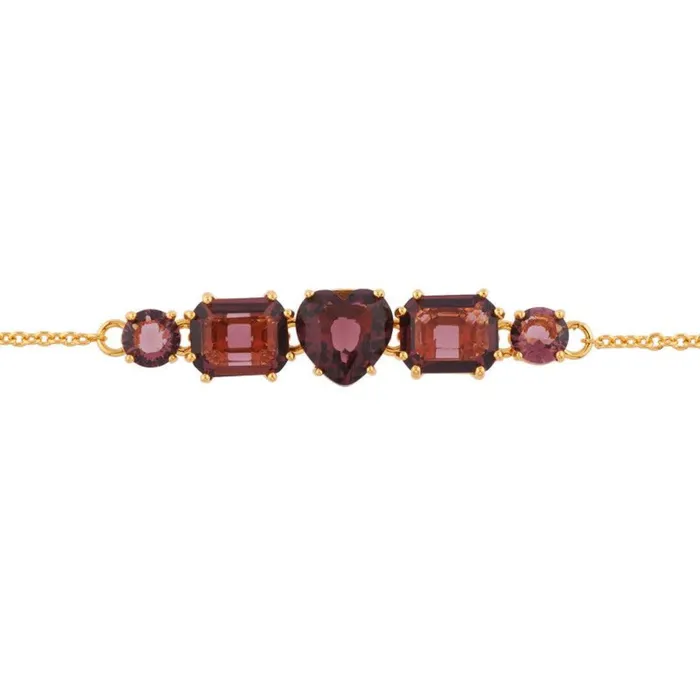 Bracelets Les Nereides 5 Plum Stones Bracelet Les Nereides