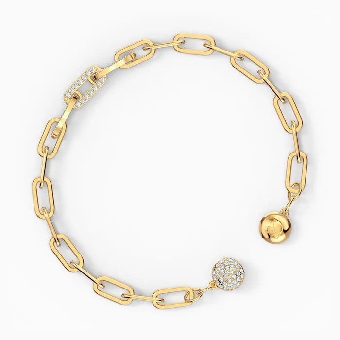 Bracelets Swarovski Swarovski The Elements Chain Bracelet Gold Medium Bracelets Swarovski Swarovski The Elements Chain Bracelet Gold Medium