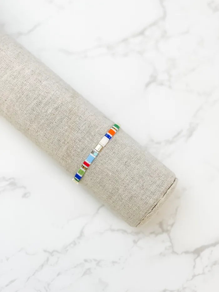 Bracelets Tilu Stretch Bracelet Rainbow Prep Obsessed PR