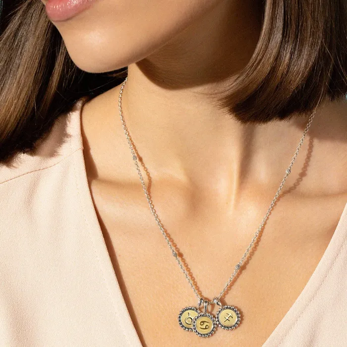 Charm Necklaces LAGOS Signature Caviar Scorpio Zodiac Charm Charm Necklaces LAGOS Signature Caviar Scorpio Zodiac Charm