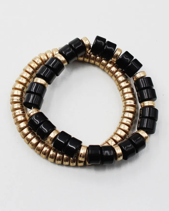 Double Layered Beaded Bracelet CHECK20241 Bracelets