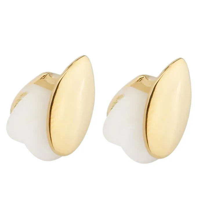 Dropshipped via Social Commerce Network PreStyled Sets CALANDIS 18K Golden Plated Vampire Single Grill Hip Hop Halloween Grills Gold
