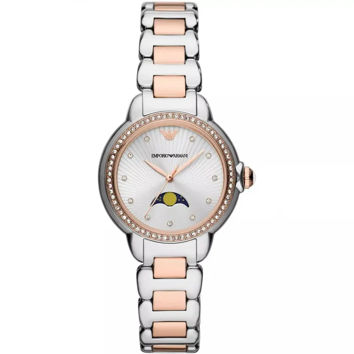 Emporio Armani Rings Emporio Armani Mia Ladies Silver Dial Two Tone Stainless Steel Watch Emporio Armani Rings Emporio Armani Mia Ladies Silver Dial Two Tone Stainless Steel Watch