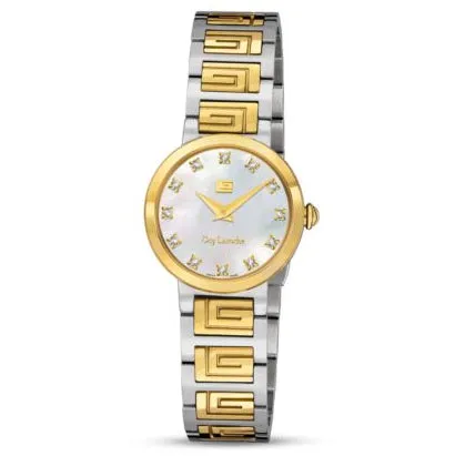 Guy Laroche Bracelets Guy Laroche Ariane Ladies White MOP Dial Silver and Gold Stainless Steel Bracelet Watch Guy Laroche Bracelets Guy Laroche Ariane Ladies White MOP Dial Silver and Gold Stainless Steel Bracelet Watch