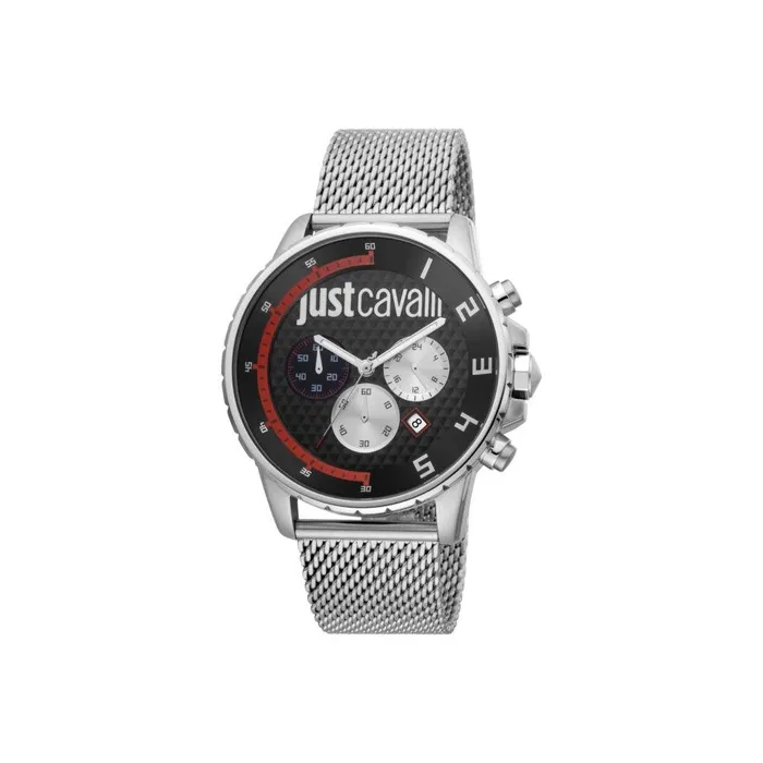 Just Cavalli Mens Stainless Steel Chronograph Watch With Black Dial Just Cavalli Bracelets Just Cavalli Mens Stainless Steel Chronograph Watch With Black Dial Just Cavalli Bracelets