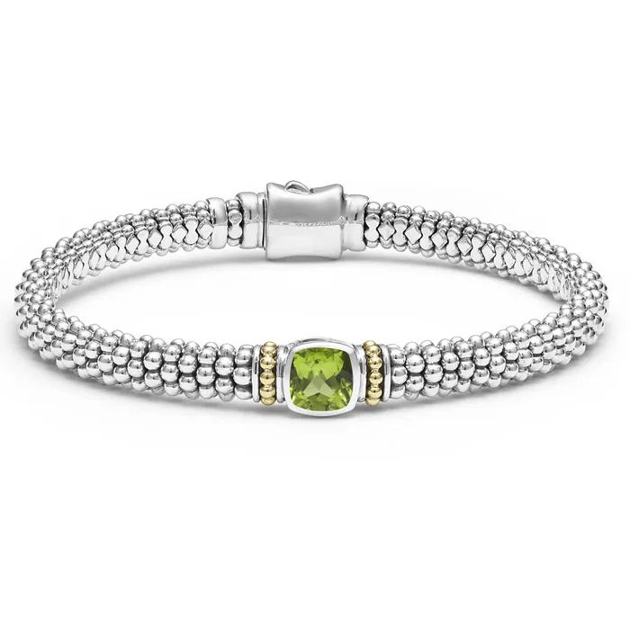LAGOS Bracelets Rittenhouse Peridot Caviar Bracelet 6mm