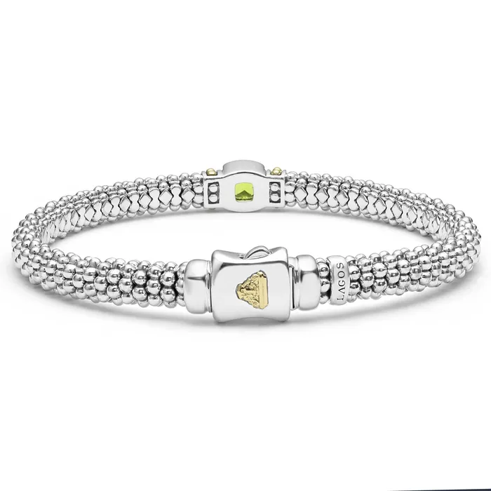 LAGOS Bracelets Rittenhouse Peridot Caviar Bracelet 6mm LAGOS Bracelets Rittenhouse Peridot Caviar Bracelet 6mm