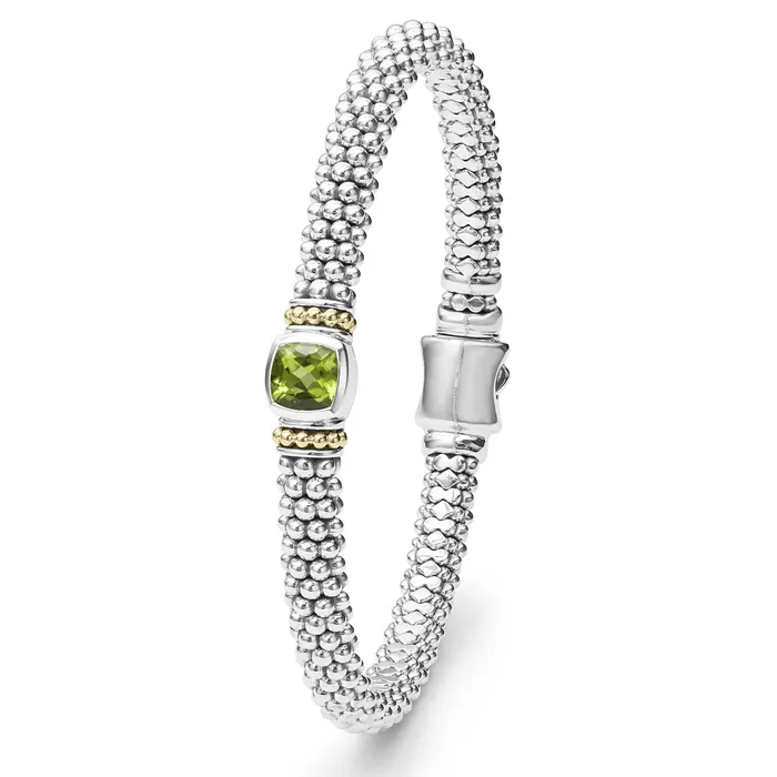 LAGOS Bracelets Rittenhouse Peridot Caviar Bracelet 6mm LAGOS Bracelets Rittenhouse Peridot Caviar Bracelet 6mm
