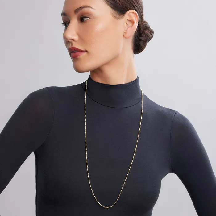 PreStyled Sets Lagos Caviar Gold 18K Gold Beaded Necklace