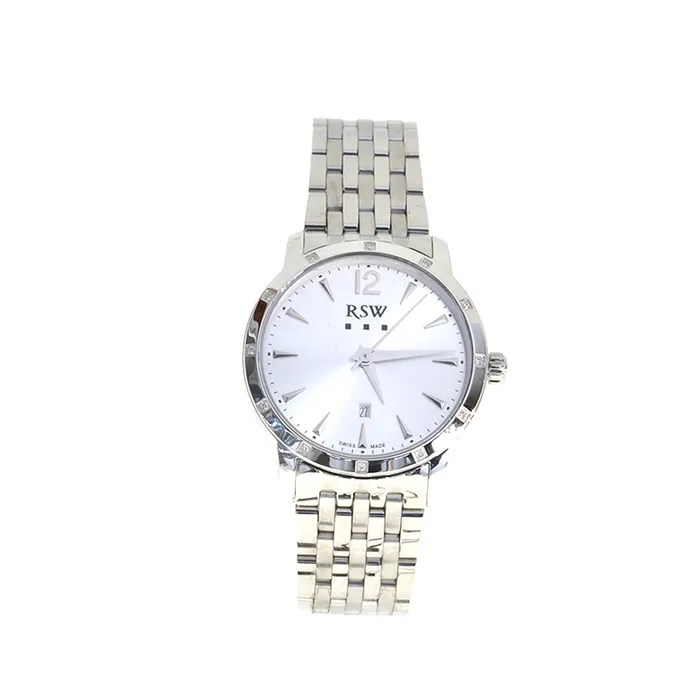 RSW Bracelets Rsw Ladies Stainless Steel Watch With Metal Bracelet White Dial RSW Bracelets Rsw Ladies Stainless Steel Watch With Metal Bracelet White Dial