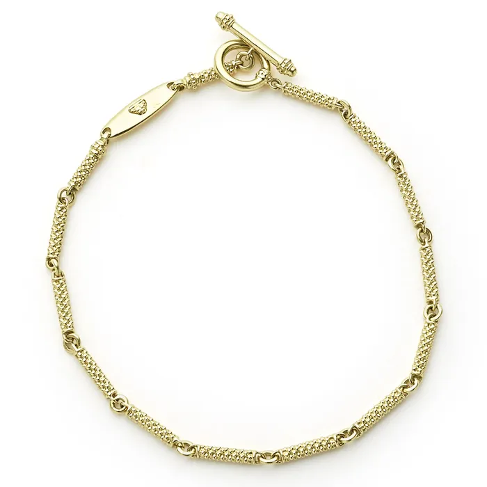 Signature Caviar 18K Gold Superfine Caviar Bracelet LAGOS Bracelets