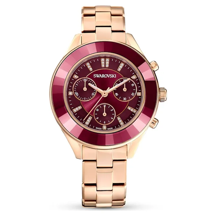 Swarovski Bracelets Swarovski Octea Lux Sport Watch Metal bracelet Red Rose goldtone finish ONE SIZE Swarovski Bracelets Swarovski Octea Lux Sport Watch Metal bracelet Red Rose goldtone finish ONE SIZE