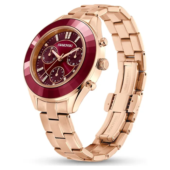 Swarovski Bracelets Swarovski Octea Lux Sport Watch Metal bracelet Red Rose goldtone finish ONE SIZE Swarovski Bracelets Swarovski Octea Lux Sport Watch Metal bracelet Red Rose goldtone finish ONE SIZE