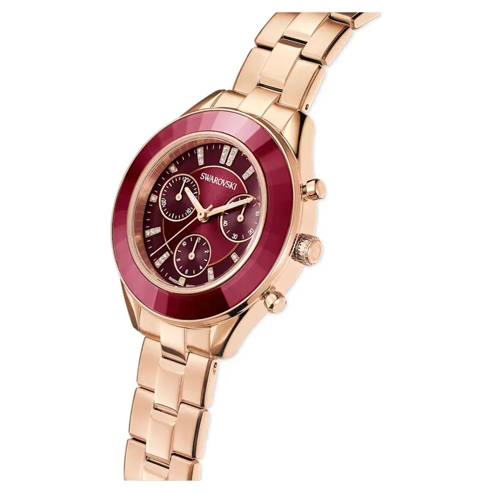 Swarovski Bracelets Swarovski Octea Lux Sport Watch Metal bracelet Red Rose goldtone finish ONE SIZE Swarovski Bracelets Swarovski Octea Lux Sport Watch Metal bracelet Red Rose goldtone finish ONE SIZE