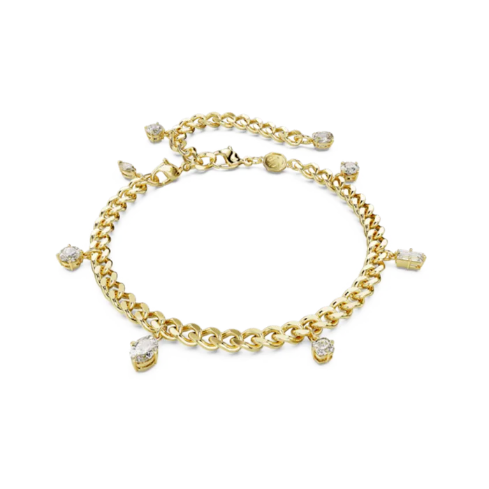 Swarovski Dextera Bracelet and Anklet Mixed cuts White Goldtone plated Swarovski Bracelets Swarovski Dextera Bracelet and Anklet Mixed cuts White Goldtone plated Swarovski Bracelets