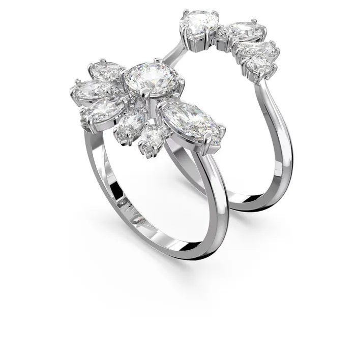 Swarovski Gema Cocktail Ring Flower White Rhodium plated 55 Swarovski Rings Swarovski Gema Cocktail Ring Flower White Rhodium plated 55 Swarovski Rings