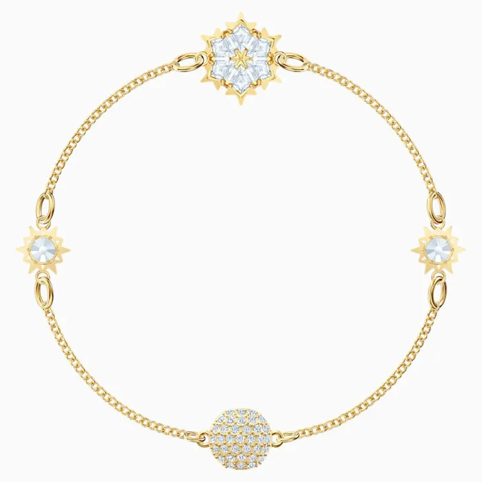 Swarovski Rings Swarovski Remix Collection Snowflake Strand White GoldTone Size M Swarovski Rings Swarovski Remix Collection Snowflake Strand White GoldTone Size M