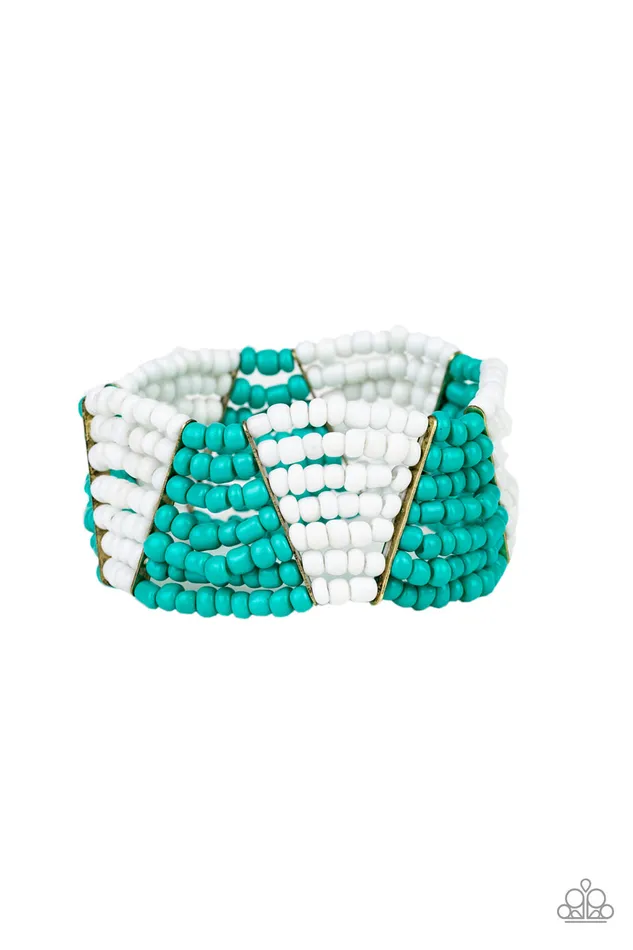 All Eyes On U Jewelry Paparazzi Accessories Bracelets Outback Outing Blue Paparazzi Bracelet