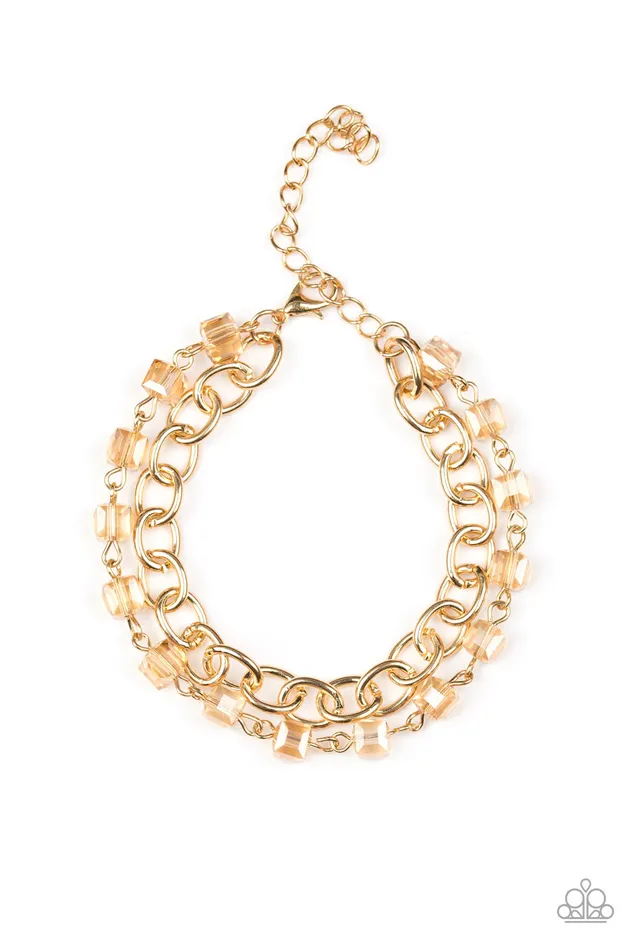 All Eyes On U Jewelry Paparazzi Accessories Life Of The Block Party Gold Paparazzi Bracelet Bracelets