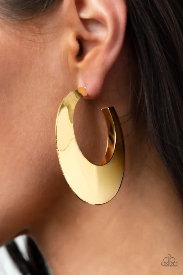 All Eyes On U Jewelry Paparazzi Accessories PreStyled Sets Going OVALboard Gold Paparazzi Errings