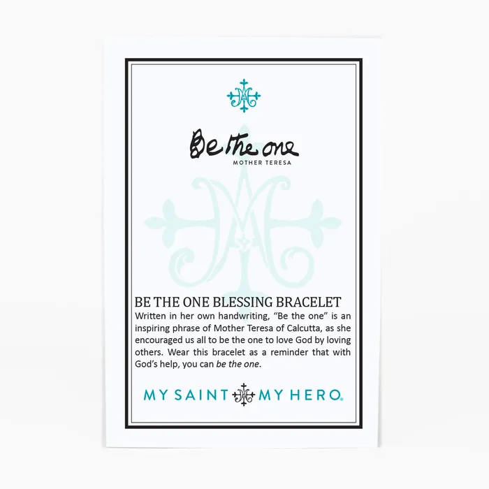 Be the One Blessing Bracelet My Saint My Hero Bracelets