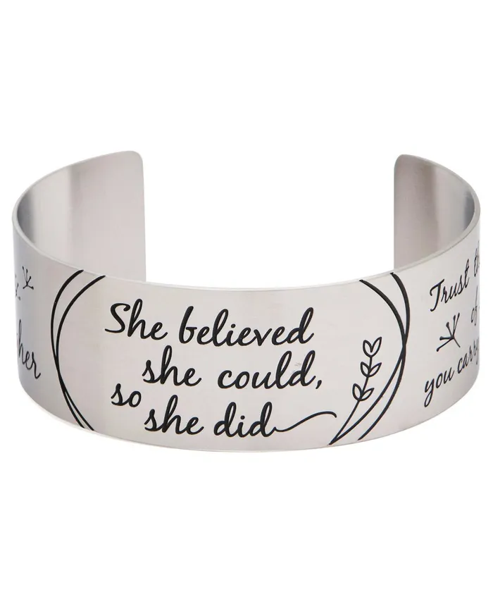 Buddha Groove Bracelets She Believed She Could So She Did Inspirational Cuff Bracelet Buddha Groove Bracelets She Believed She Could So She Did Inspirational Cuff Bracelet