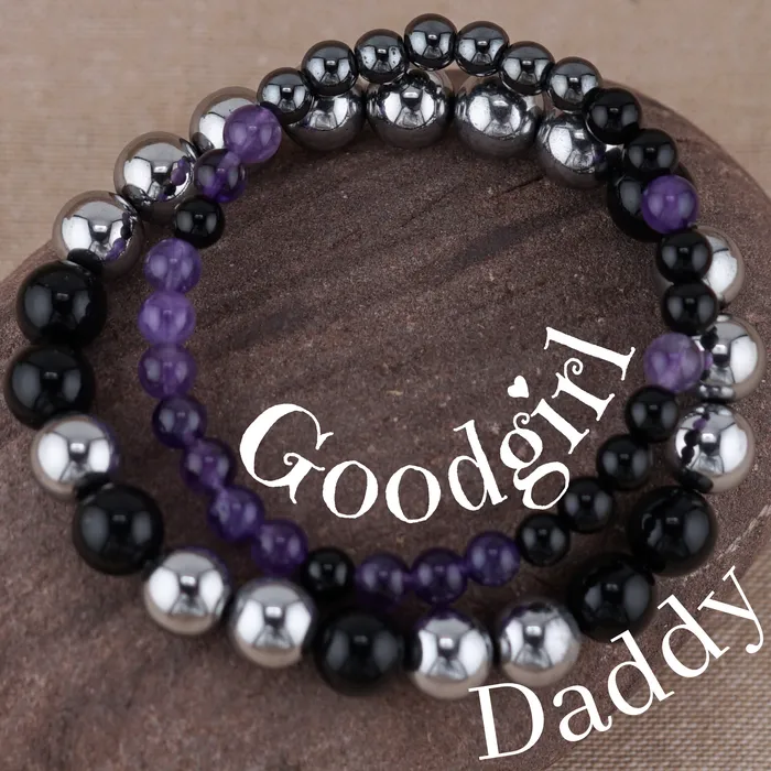 Captive Collars Bracelets Daddy Good Girl Bracelet Morse Code