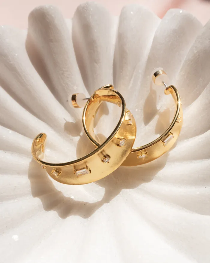 Mixte Statement Hoops Gold Luv Aj PreStyled Sets Mixte Statement Hoops Gold Luv Aj PreStyled Sets