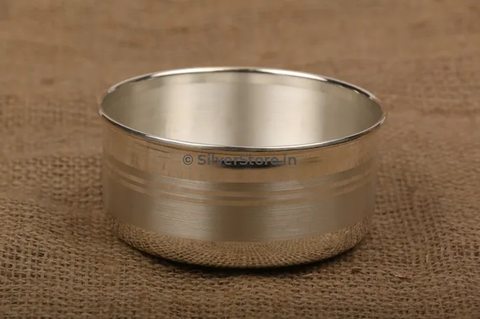 Silver Bowl Silver Katori with 990 BIS Hallmark silversrorein Rings Silver Bowl Silver Katori with 990 BIS Hallmark silversrorein Rings