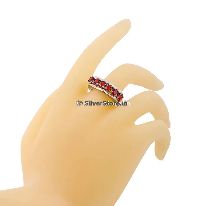 silversrorein Rings Silver Ring with SemiPrecious Stones