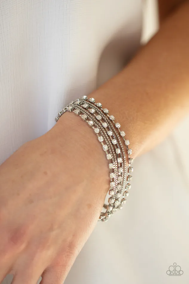 Thats a Smash White Paparazzi Bracelet All Eyes On U Jewelry Paparazzi Accessories Bracelets Thats a Smash White Paparazzi Bracelet All Eyes On U Jewelry Paparazzi Accessories Bracelets